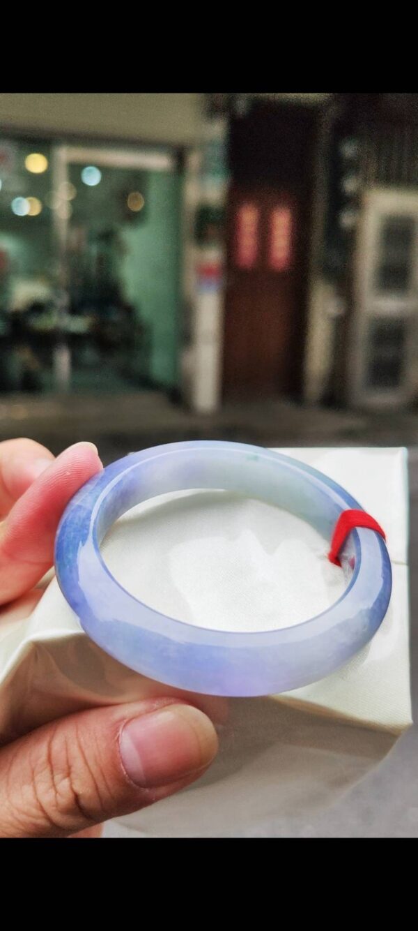 濃豔紫羅蘭正圈手鐲｜天然緬甸玉A貨 🌸