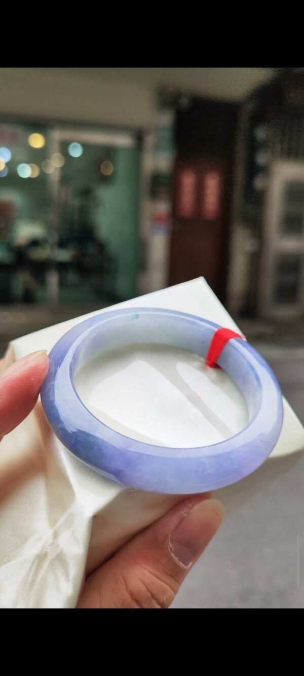 濃豔紫羅蘭正圈手鐲｜天然緬甸玉A貨 🌸