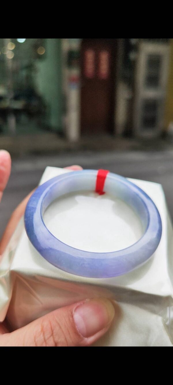 濃豔紫羅蘭正圈手鐲｜天然緬甸玉A貨 🌸