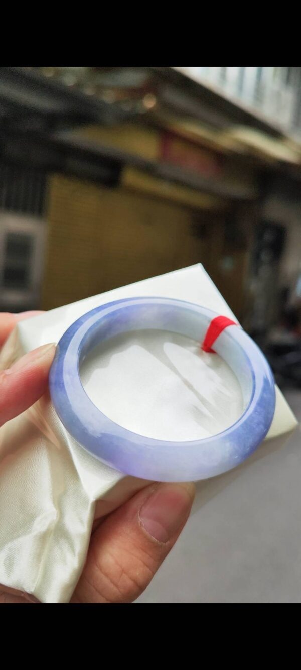 濃豔紫羅蘭正圈手鐲｜天然緬甸玉A貨 🌸