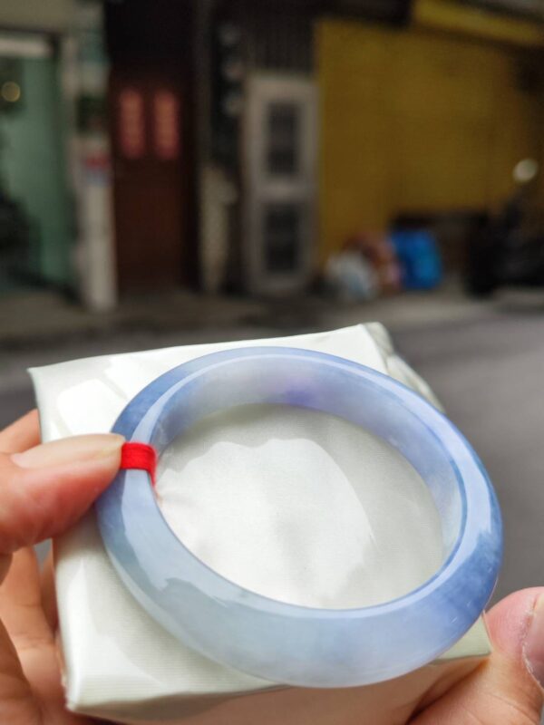 濃豔紫羅蘭正圈手鐲｜天然緬甸玉A貨 🌸