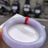 🌸 濃豔粉紫羅蘭正圈手鐲｜天然緬甸玉A貨 🌸