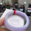 🌸 濃豔粉紫羅蘭正圈手鐲｜天然緬甸玉A貨 🌸