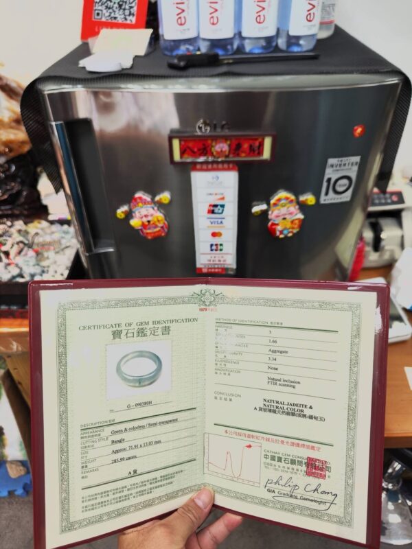 ✨ 木拿場口 頂級放光玻璃種 正圈手鐲

💚 天然緬甸玉A貨