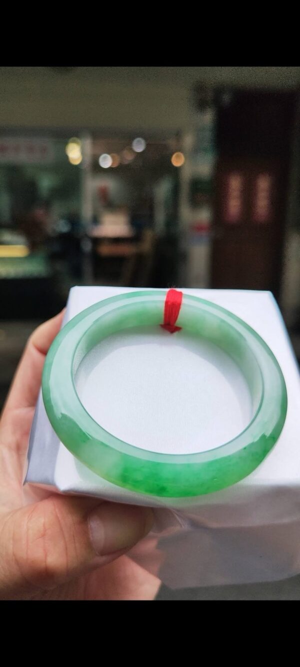 ✨   飄陽綠 正圈厚庄手鐲💚 天然緬甸玉A貨