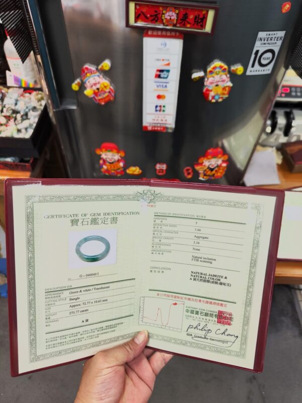 ✨  冰芙蓉種飄陽綠 正圈圓骨手鐲