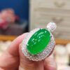 💎 天然緬甸玉A貨玻璃種正陽綠大蛋面