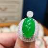 💎 天然緬甸玉A貨玻璃種正陽綠大蛋面