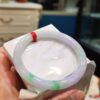 ✨ 紫羅蘭春彩正圈圓骨手鐲 ✨  
💚 天然緬甸玉A貨