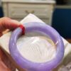 🌸 濃豔紫羅蘭寬版正圈厚庄手鐲 🌸
