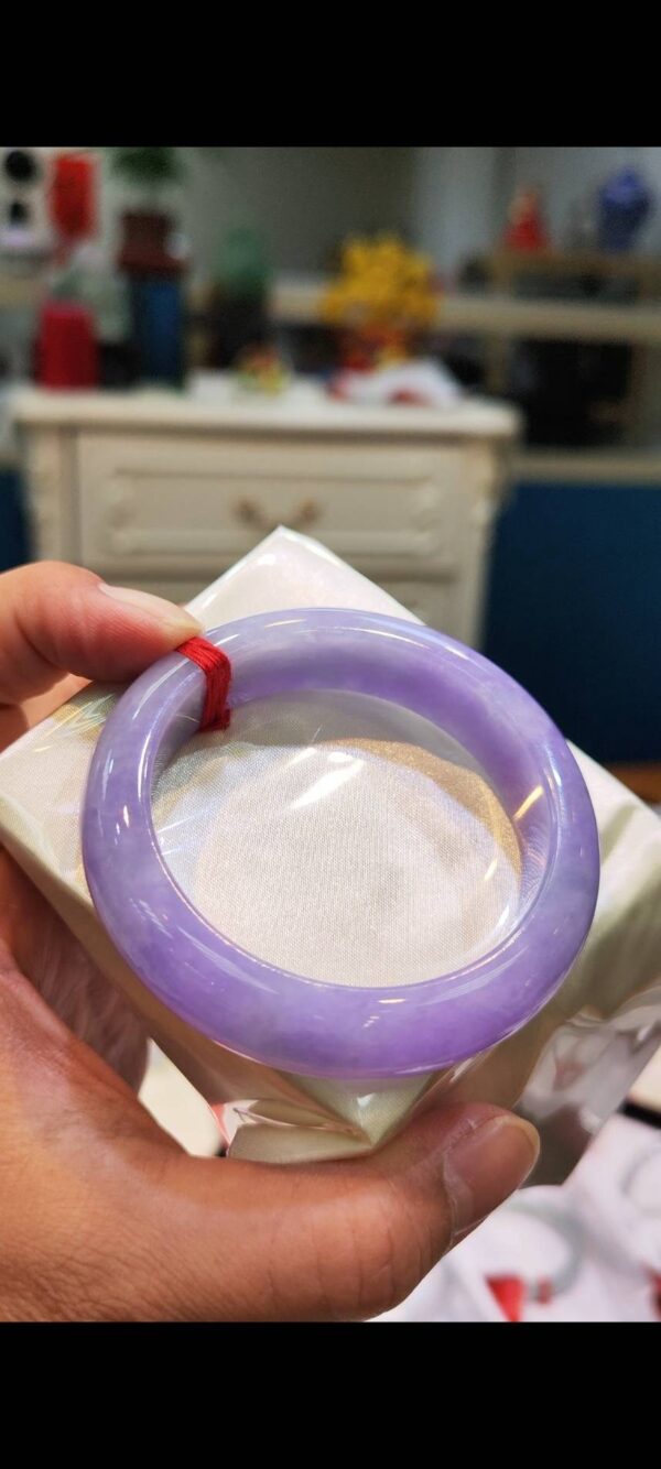 🌸 濃豔紫羅蘭寬版正圈厚庄手鐲 🌸