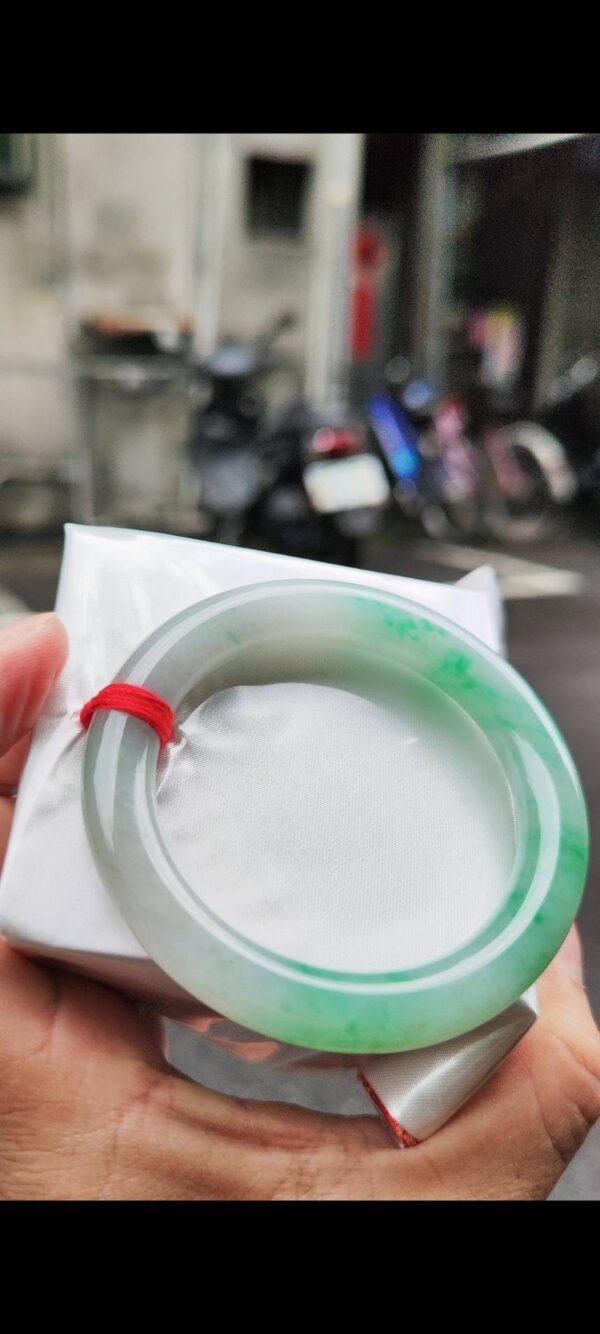 ✨芙蓉飄陽綠圓骨正圈手鐲

💚 天然緬甸玉A貨