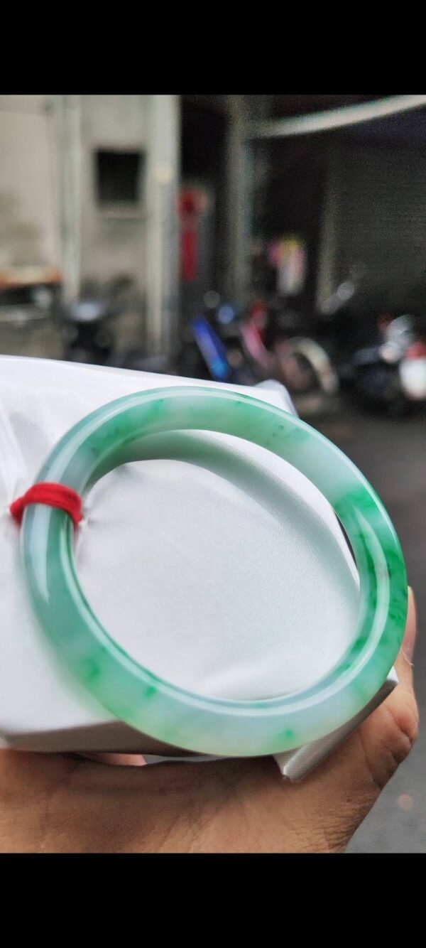 ✨芙蓉飄陽綠 圓骨正圈手鐲

💚 天然緬甸玉A貨