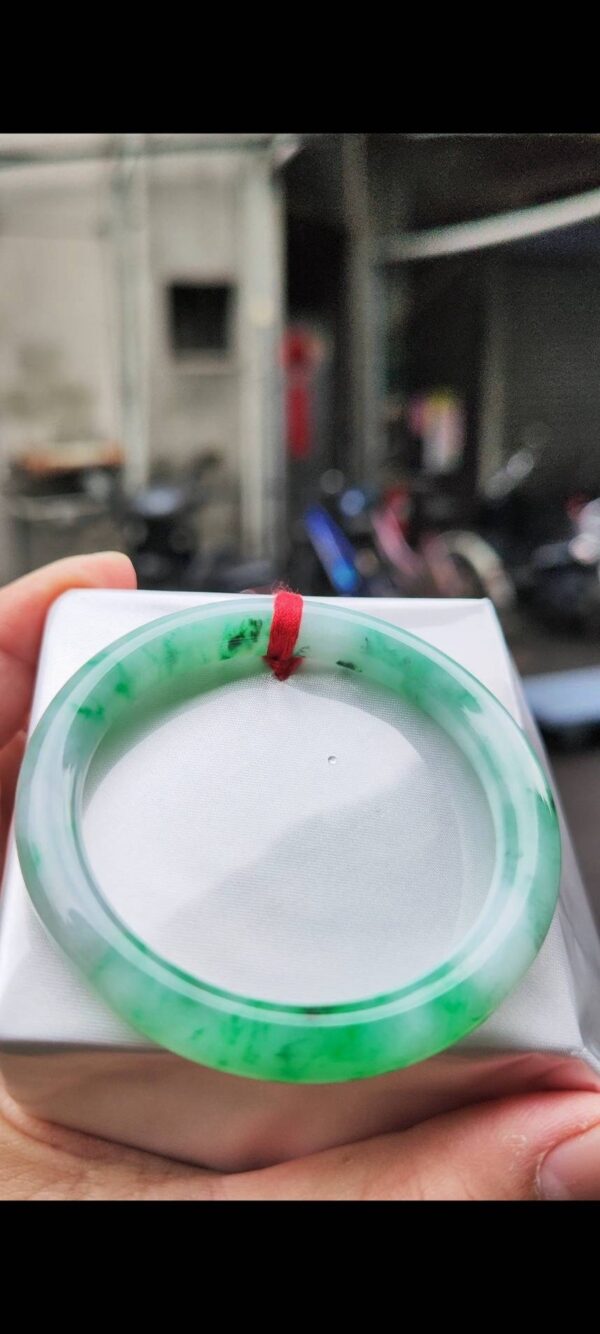 ✨芙蓉飄陽綠 圓骨正圈手鐲

💚 天然緬甸玉A貨