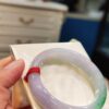 🌸 紫羅蘭春彩正圈手鐲｜天然緬甸玉A貨 🌸