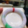 🌸 紫羅蘭春彩正圈圓骨胖胖鐲｜天然緬甸玉A貨 🌸
