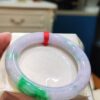 🌸 紫羅蘭春彩正圈圓骨胖胖鐲｜天然緬甸玉A貨 🌸