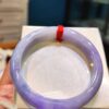 🌸 濃豔紫羅蘭正圈手鐲｜天然緬甸玉A貨 🌸