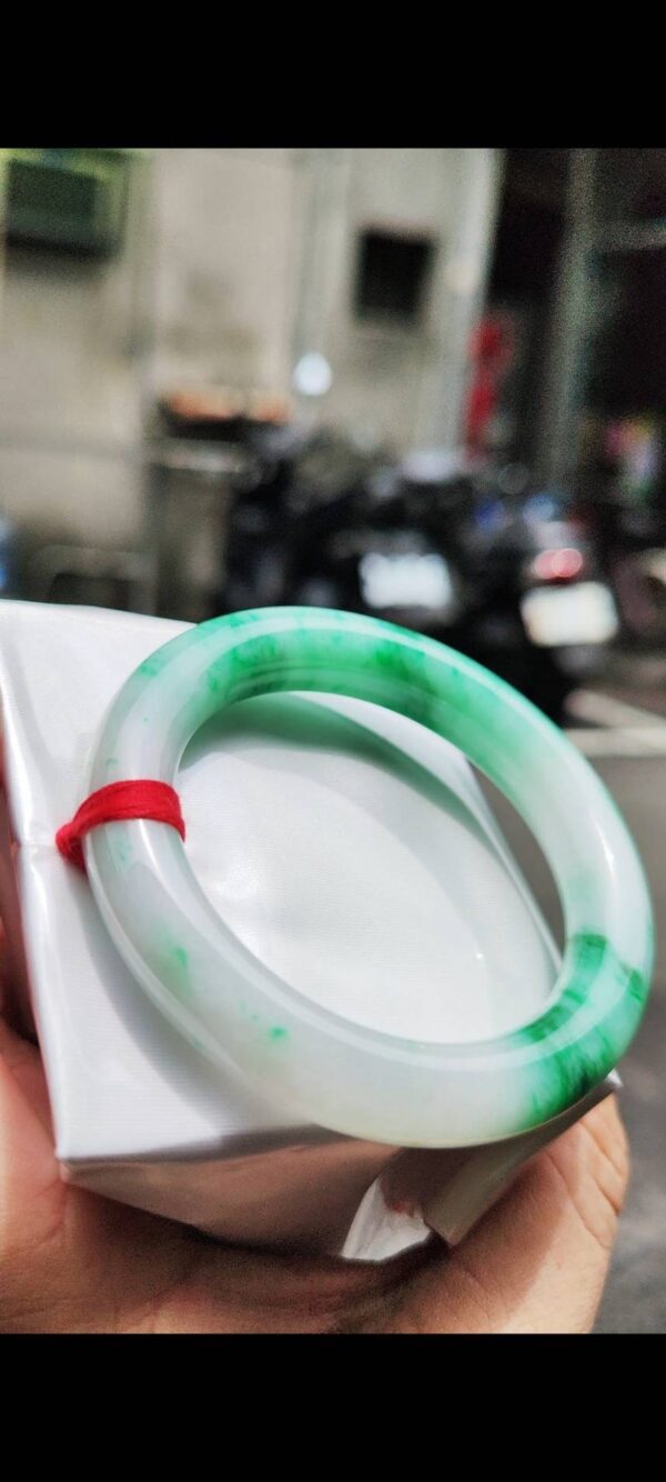 ✨  飄陽綠圓骨正圈胖胖鐲💚 天然緬甸玉A貨