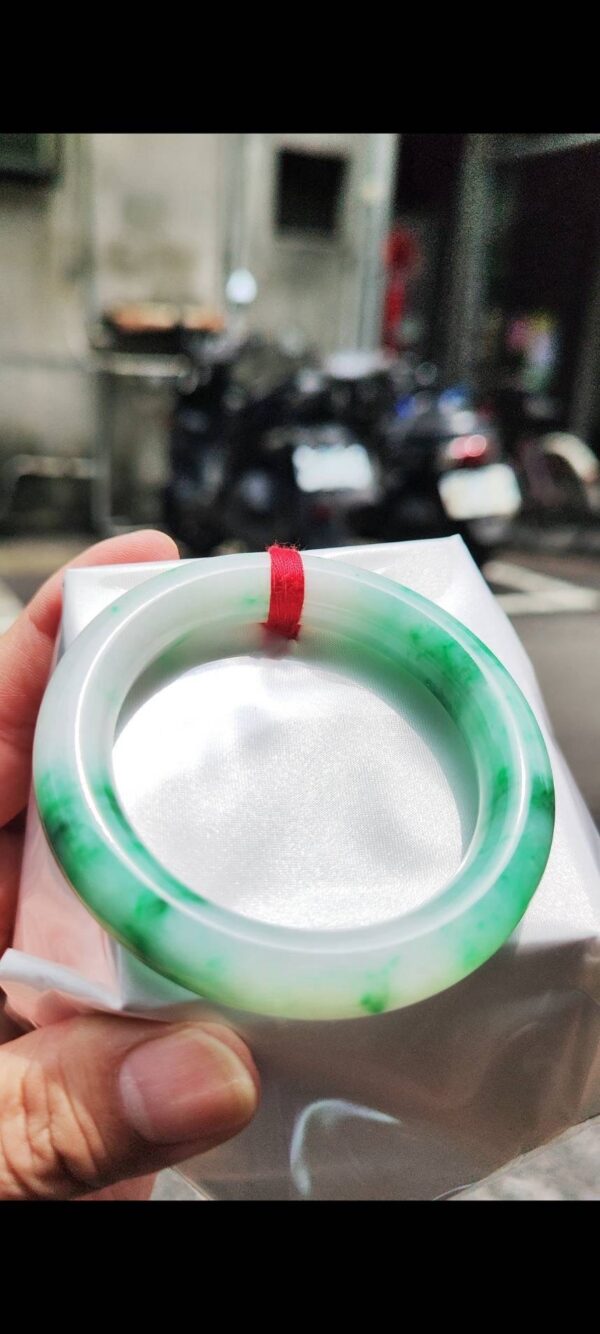 ✨  飄陽綠圓骨正圈胖胖鐲💚 天然緬甸玉A貨