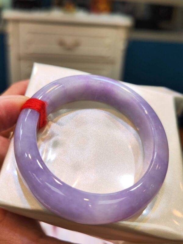 🌸 濃紫羅蘭貴妃鐲｜天然緬甸玉A貨 🌸