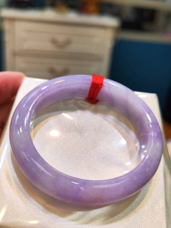 🌸 濃紫羅蘭貴妃鐲｜天然緬甸玉A貨 🌸