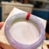 🌸 冰透紫羅蘭手鐲｜天然緬甸玉A貨 🌸