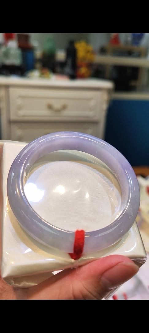🌸 冰種濃艷紫羅蘭手鐲｜天然緬甸玉A貨 🌸
