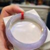 🌸 冰種濃艷紫羅蘭手鐲｜天然緬甸玉A貨 🌸