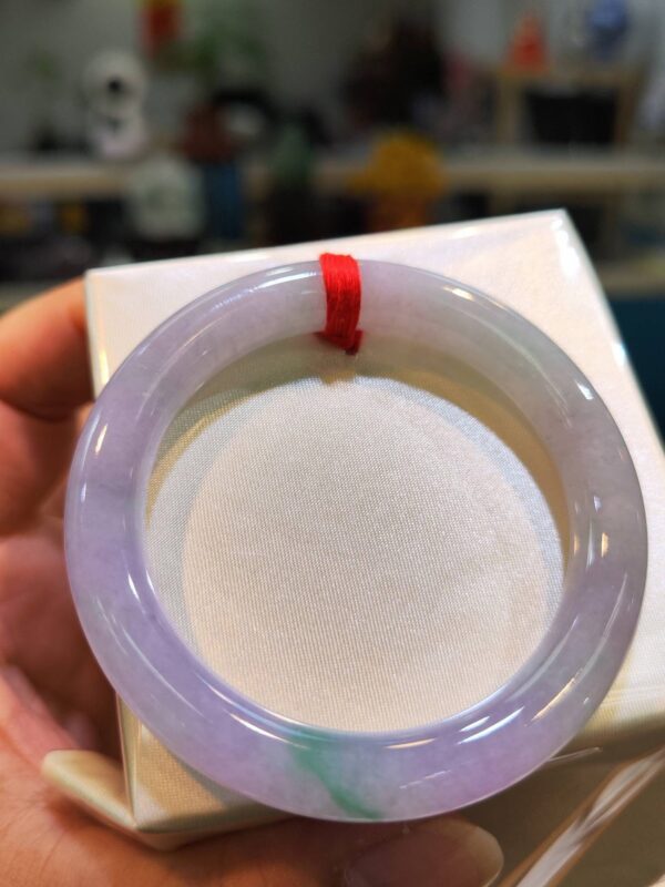 img_0053 🌸 濃豔粉紫羅蘭春彩圓骨 手鐲|天然緬甸玉A貨 🌸