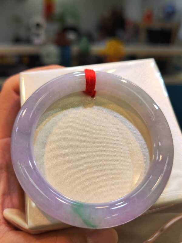 img_0054 🌸 濃豔粉紫羅蘭春彩圓骨 手鐲|天然緬甸玉A貨 🌸