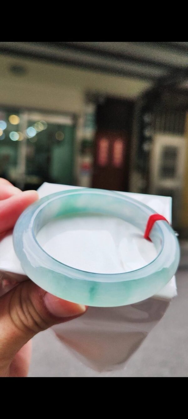 img_0085-3 ✨ 冰玻種藍水飄花 正圈手鐲💚 天然緬甸玉A貨