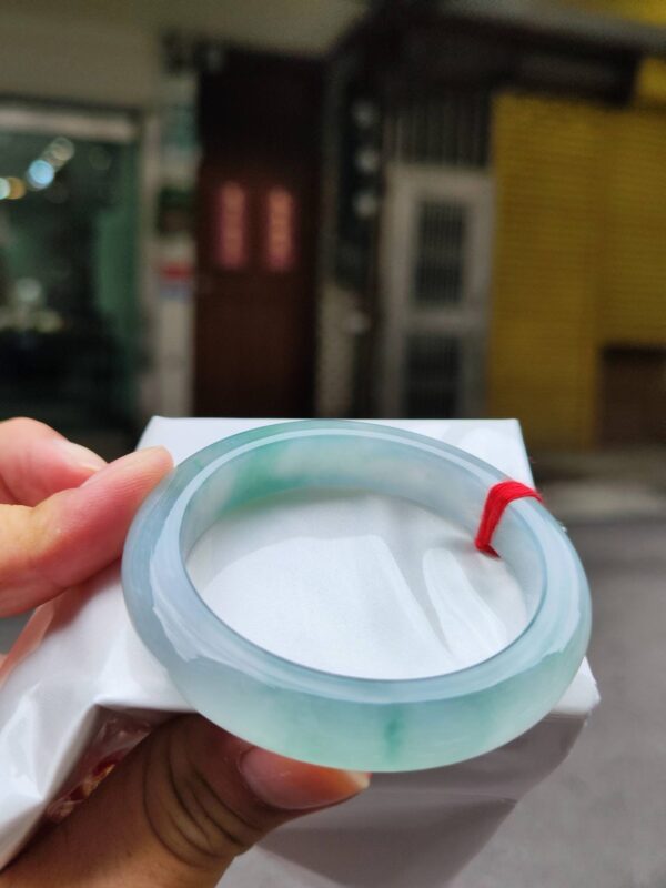img_0092-3 ✨ 冰玻種藍水飄花 正圈手鐲💚 天然緬甸玉A貨
