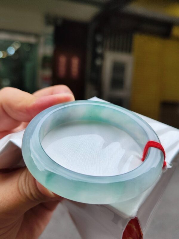 img_0094-2 ✨ 冰玻種藍水飄花 正圈手鐲💚 天然緬甸玉A貨