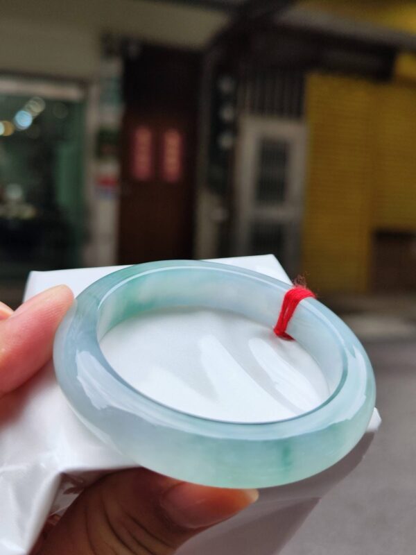 img_0095-3 ✨ 冰玻種藍水飄花 正圈手鐲💚 天然緬甸玉A貨