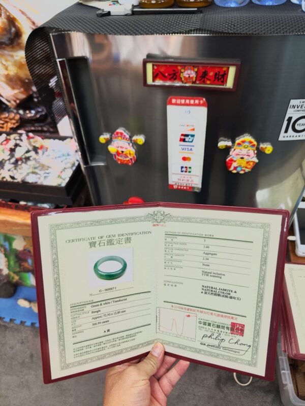 img_0166-2 ✨ 冰透飄陽綠 正圈厚庄手鐲💚 天然緬甸玉A貨