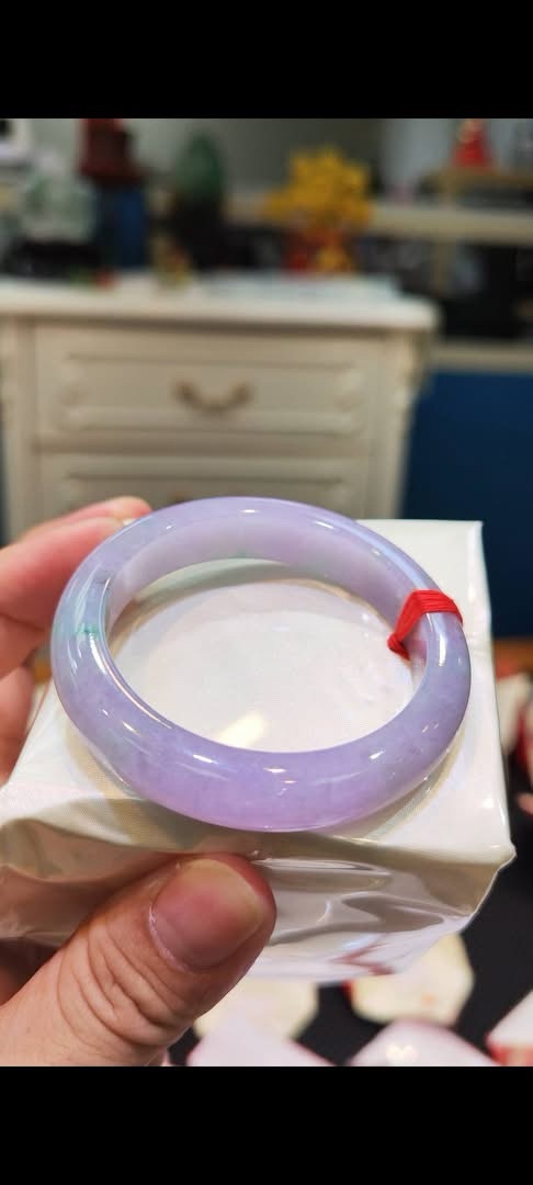 img_0193-2 🌸 濃豔粉紫羅蘭春彩手鐲|天然緬甸玉A貨 🌸