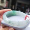 img_0374-3 ✨ 芙蓉種飄綠花 正圈寬版手鐲💚