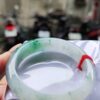 img_0376-3 ✨ 芙蓉種飄綠花 正圈寬版手鐲💚