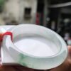✨ 大手圍放光玻璃種飄花 正圈厚庄手鐲