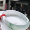 ✨ 大手圍放光玻璃種飄花 正圈厚庄手鐲