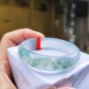 img_1450 ✨ 頂級放光玻璃種寬版飄花 正圈手鐲