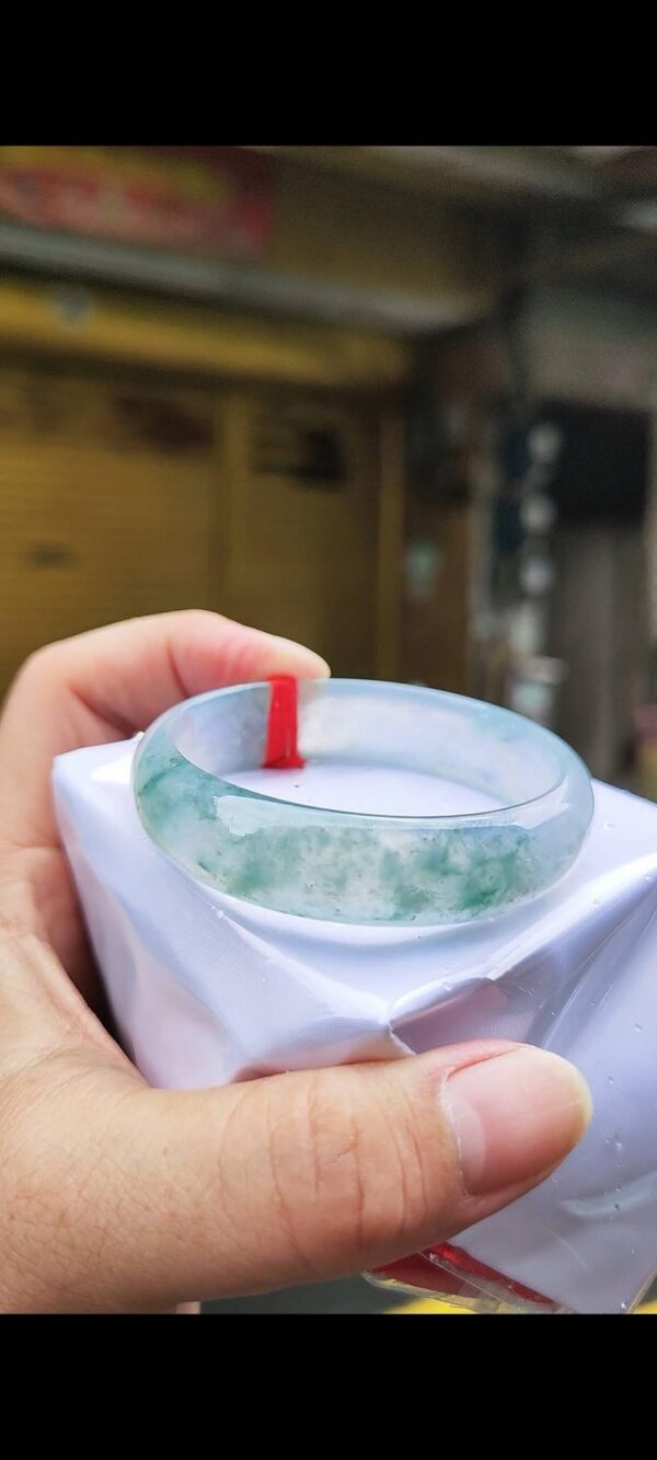 img_1450 ✨ 頂級放光玻璃種寬版飄花 正圈手鐲