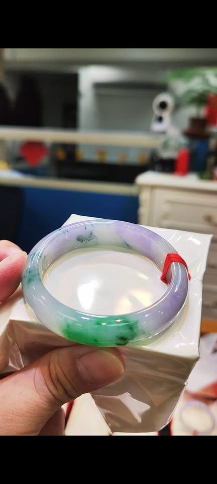 img_1511 🌸 濃豔紫羅蘭春彩手鐲|天然緬甸玉A貨 🌸