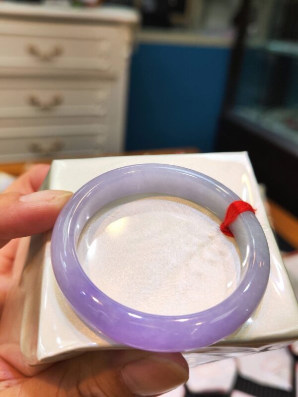 img_1530 🌸 冰透濃豔紫羅蘭正圈手鐲|天然緬甸玉A貨 🌸
