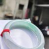 img_1552 ✨ 放光玻璃種飄綠花 正圈手鐲💚 天然緬甸玉A貨