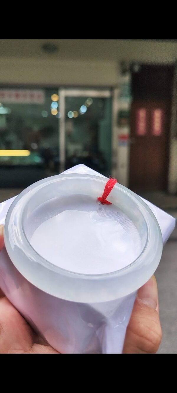 img_1635 ✨ 放光玻璃白月光厚庄 正圈手鐲