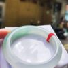img_1740 ✨ 起光冰玻種飄綠厚庄 正圈手鐲