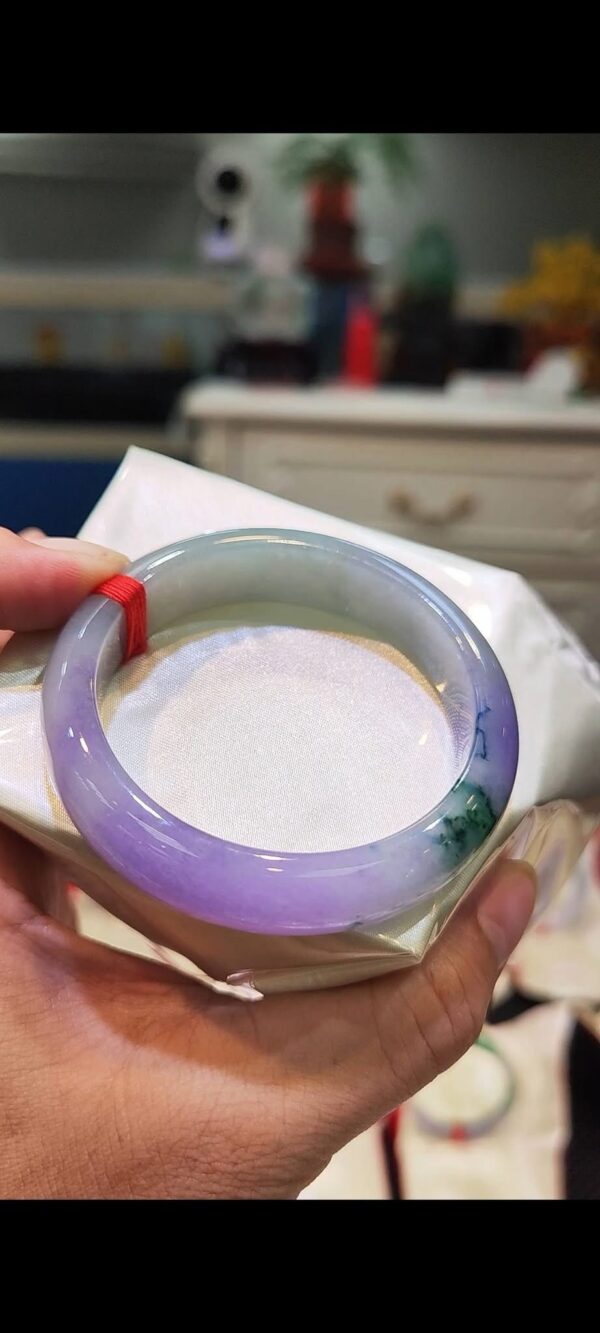 img_1757 🌸 濃豔紫羅蘭春彩手鐲|天然緬甸玉A貨 🌸