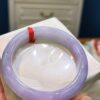 img_1891 🌸 濃豔粉紫羅蘭正圈手鐲|天然緬甸玉A貨 🌸